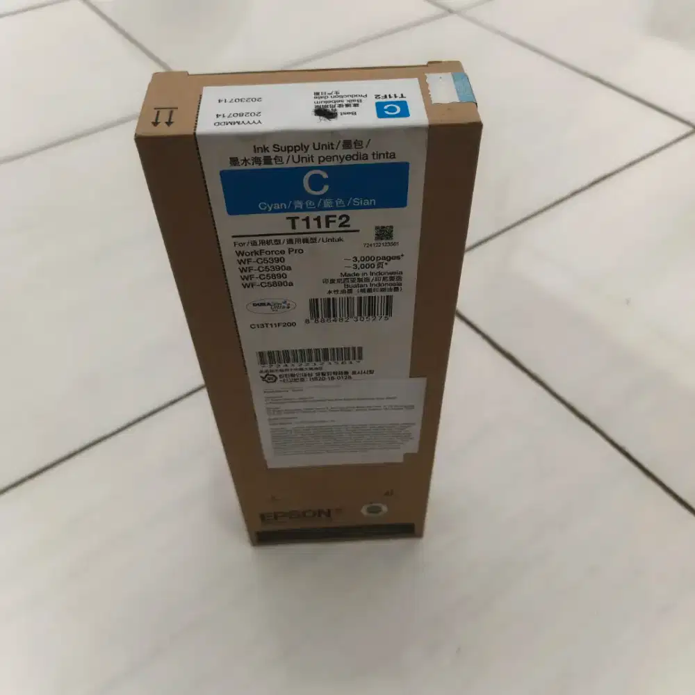 Diterima atau tampung tinta epson kemasan warna coklat