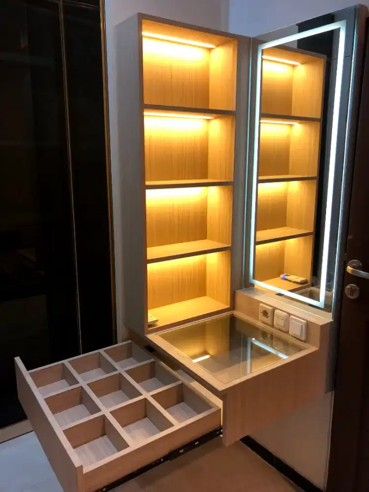 Meja rias kamar custom