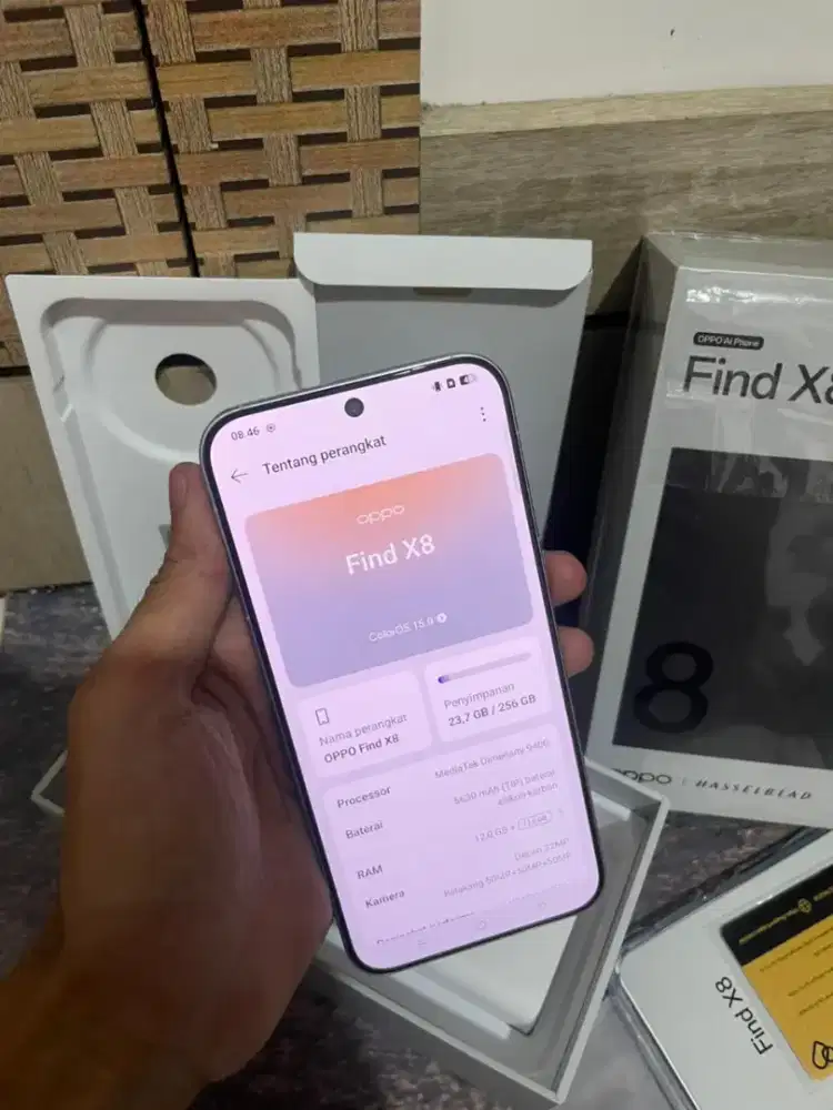 Oppo find x8 Ram 12/512 lengkap