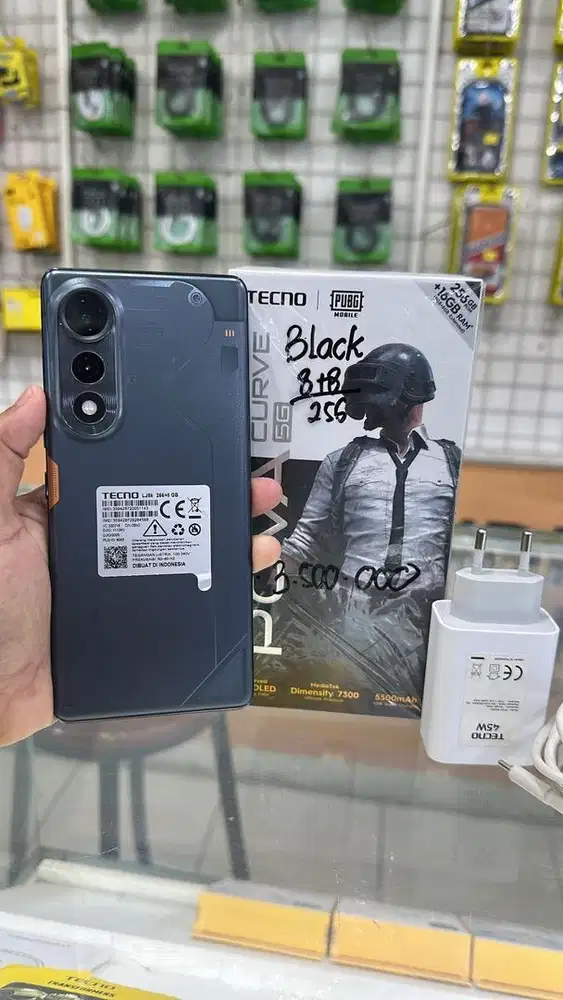 TECNO POVA CURVE 5G RAM 16/256 FULLSET BAWAAN LAHIR SPEK GAMING DEWA