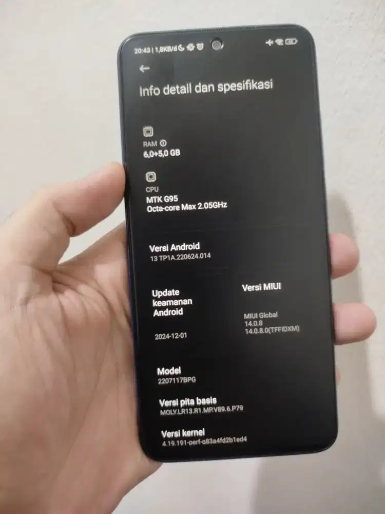 Xiaomi Poco M5s 6/128 No Minus NFC Layar Amoled