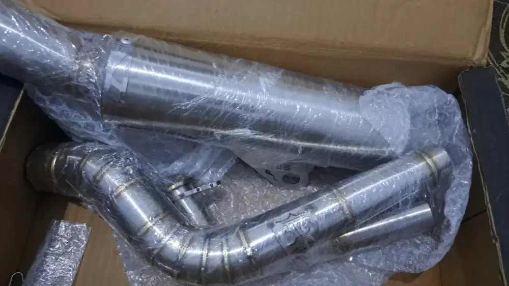 ( Grade A) knalpot amor tipe salemba sunblue logo v2 racing