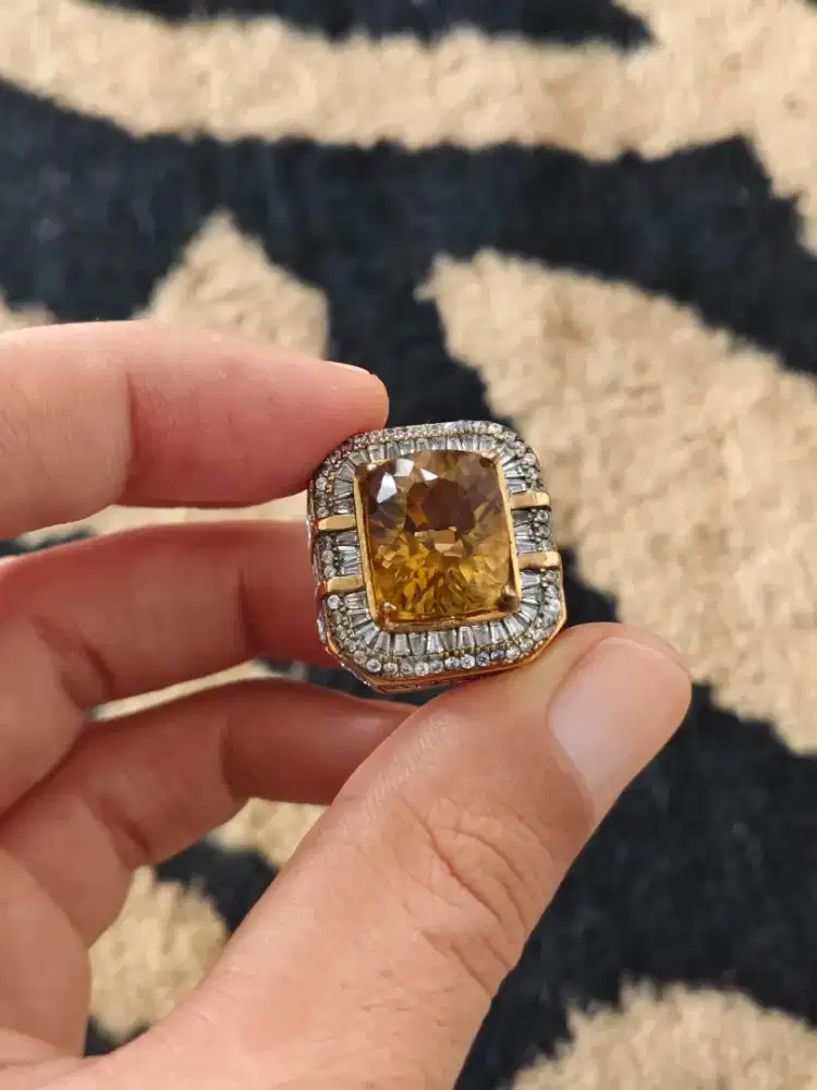Natural Palmeira Citrine Kristal Luster Gemericik
Memo CGL