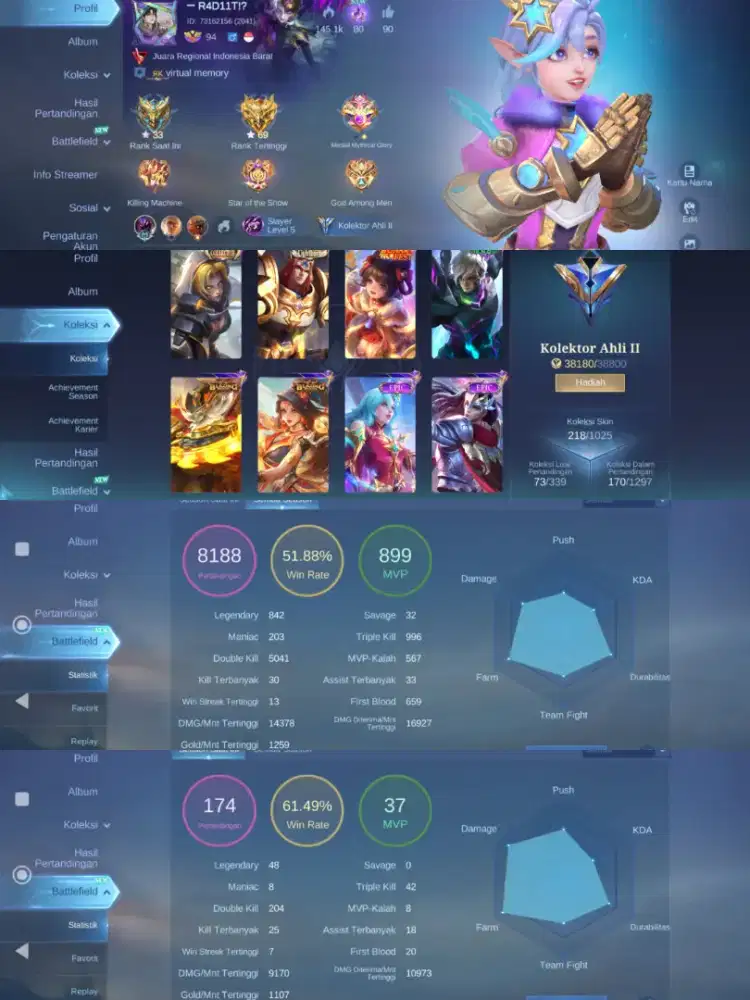 Akun mobile Legends murah