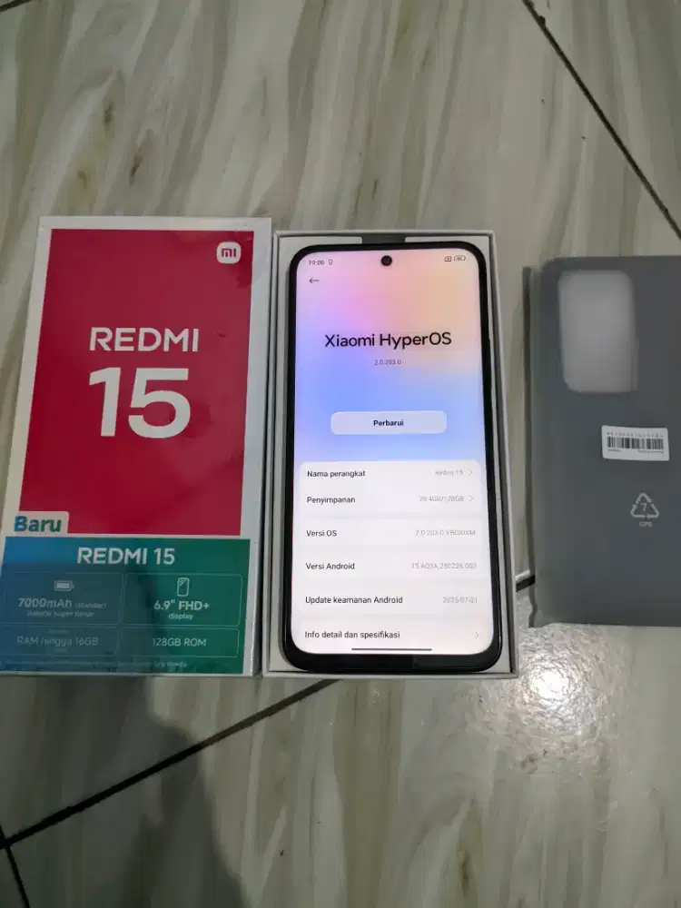 Redmi 15 nfc 8+8/128 Baru