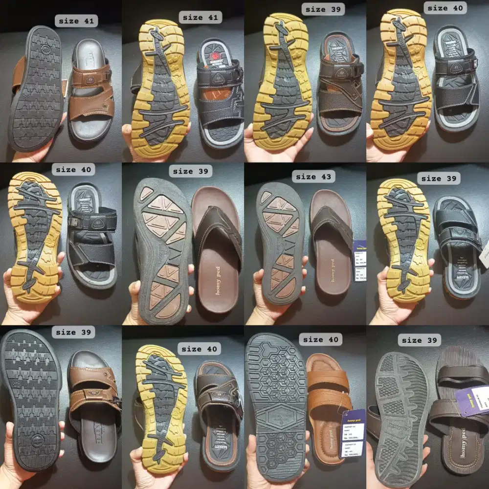 Sandal cowok NEW