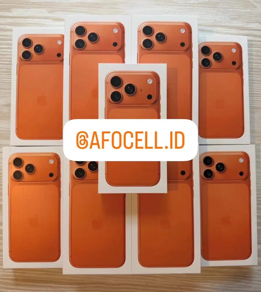 iPhone 17 Pro Max Orange Resmi Indonesia
