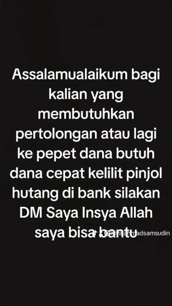 Assalamualaikum saya siap bantu ada dalamkendala apapun