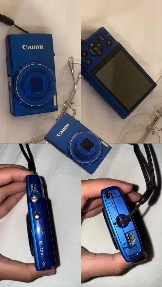 digicam canon ixus 155 in blue