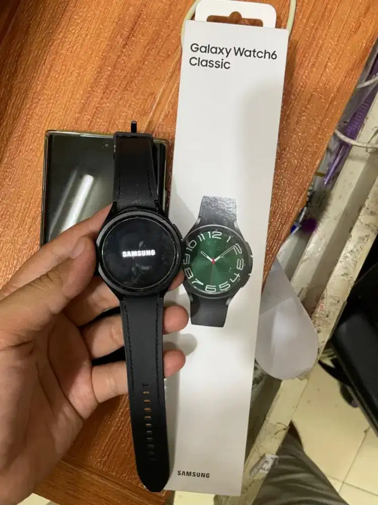 Samsung galaxy watch 6 classic 47mm black ex resmi sein