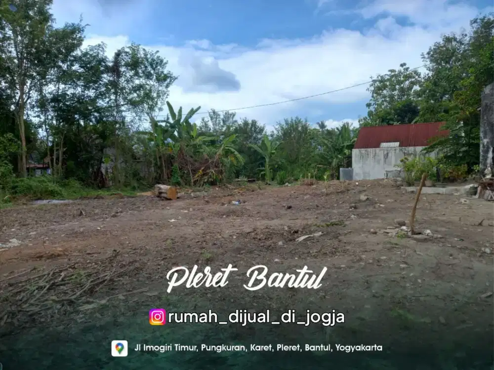 Tanah Siap Bangun dekat Kampus UAD di Pleret Bantul Jogja Selatan