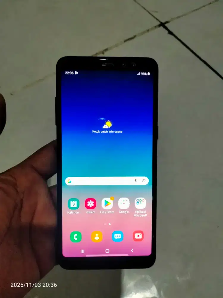 Samsung Galaxy A8 plus ram 6/64gb mulus no minus