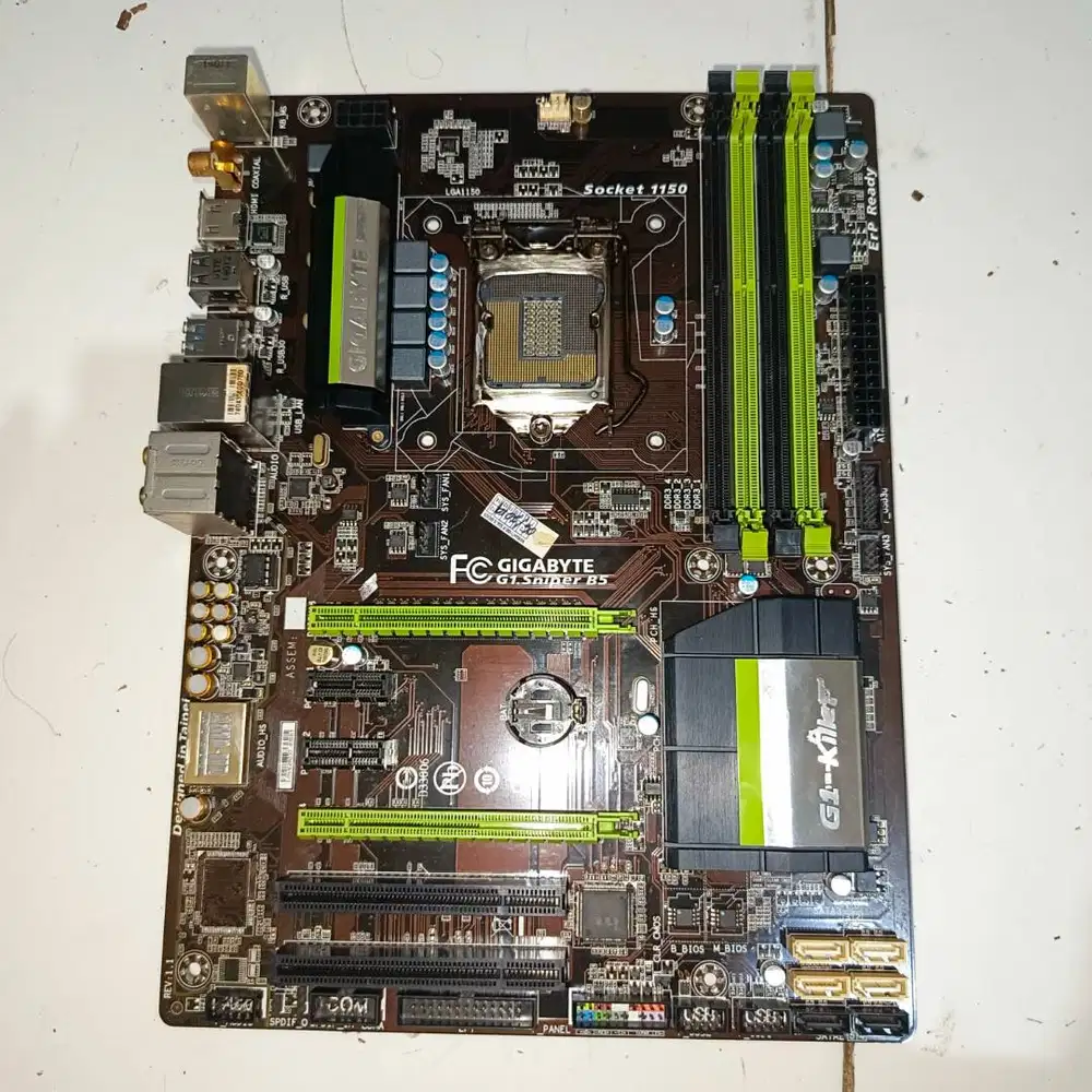 GIGABYTE G1.SNIPER B5 (Socket 1150) — UNIT RUSAK / KANIBALAN
