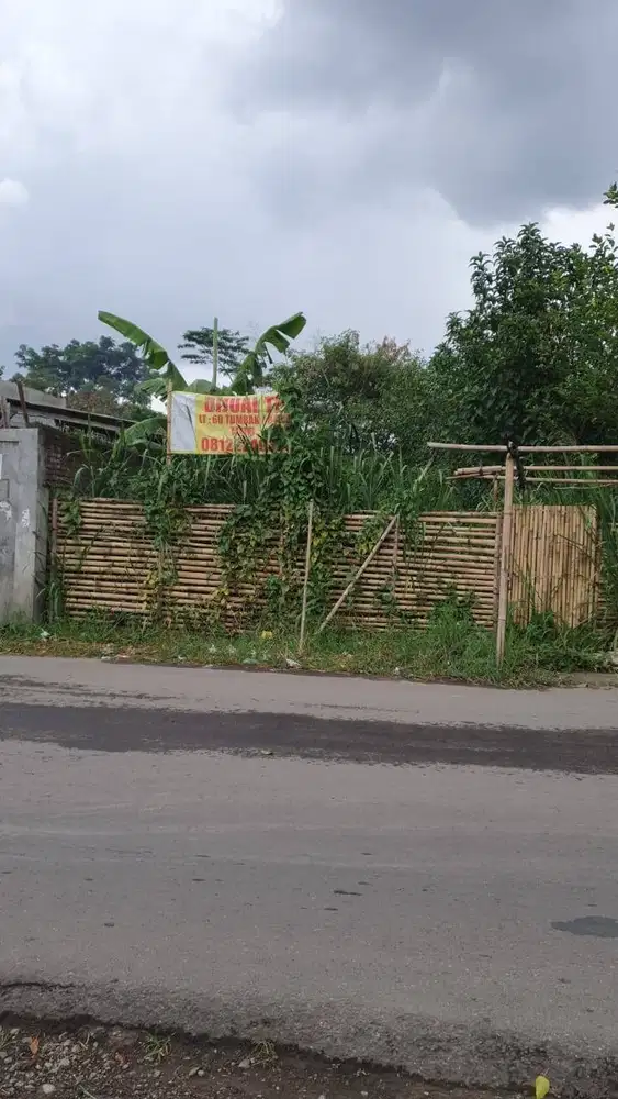 Dijual Tanah 830m Model Ngantong Pinggir Jalan Katapang Bandung