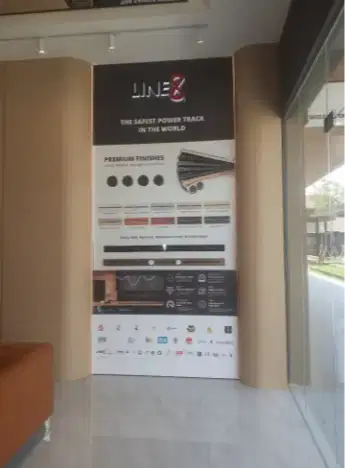 Custom sticker cutting logo sanblasting stiker buram es silver lobby