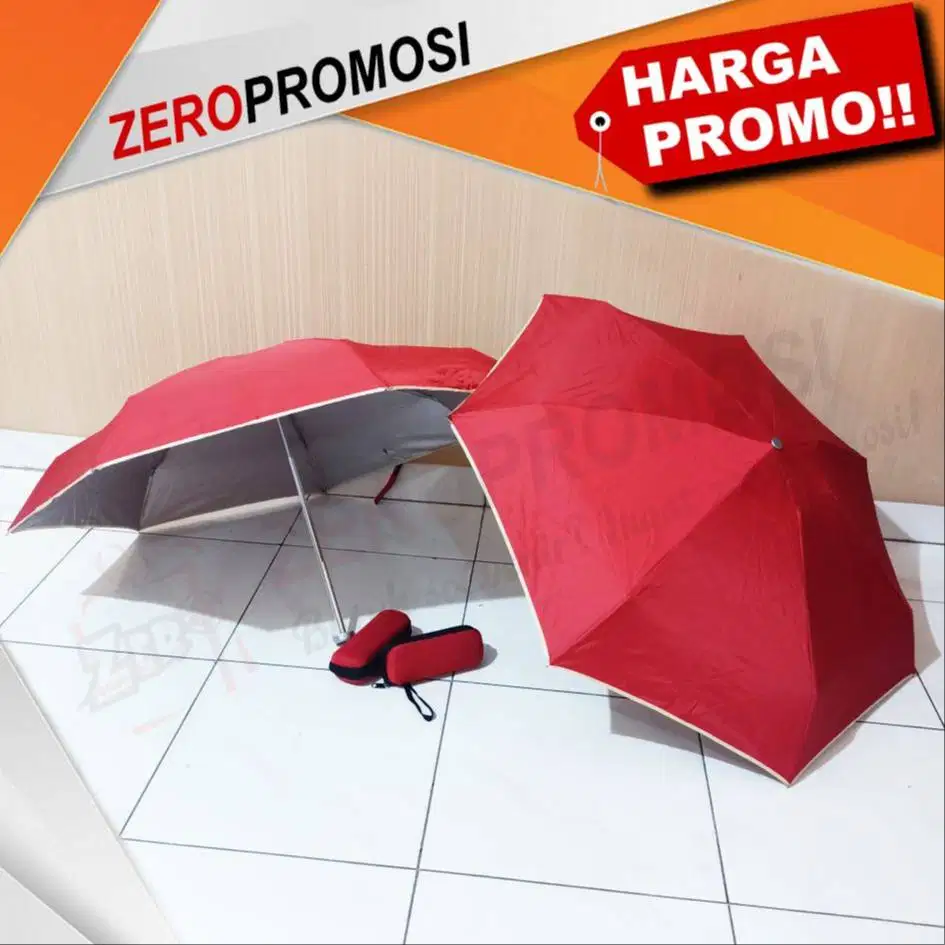 Souvenir Payung Lipat 5 Model Dompet Kacamata Custom