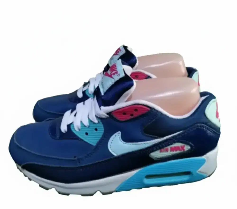 Sepatu Running Nike Air Max 90 Brave Blue Size 37