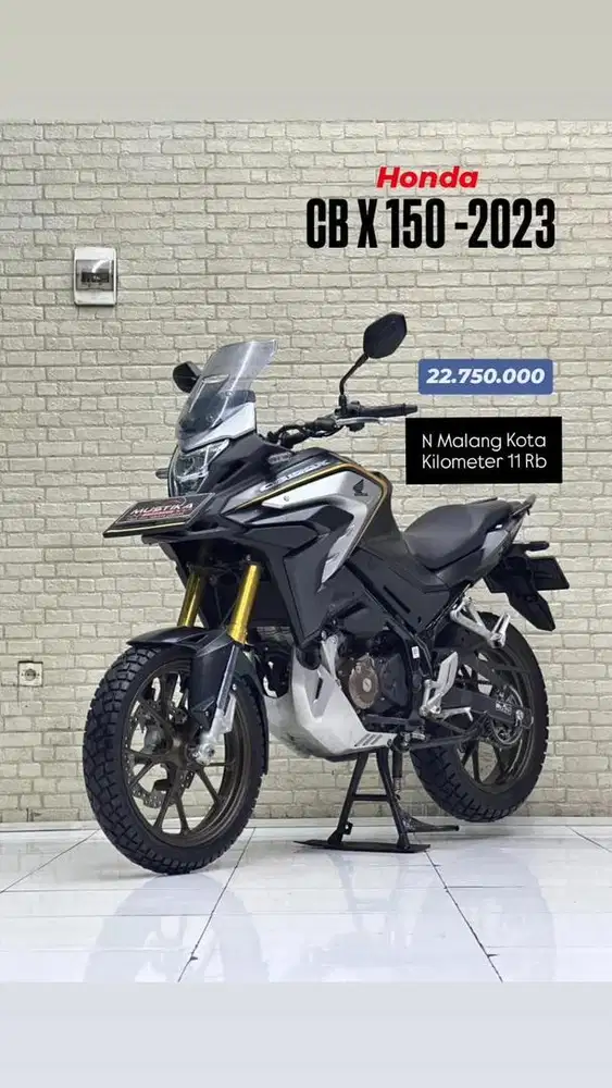 Odo 11rb ‼️ Honda CB 150X / CBX 150 2021 Gres baru - Zaky Mustika