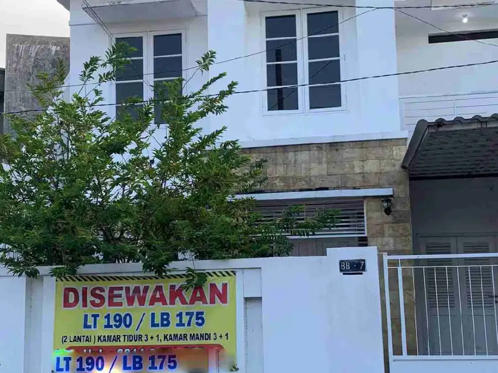 Disewakan Rumah Sutorejo Surabaya Timur