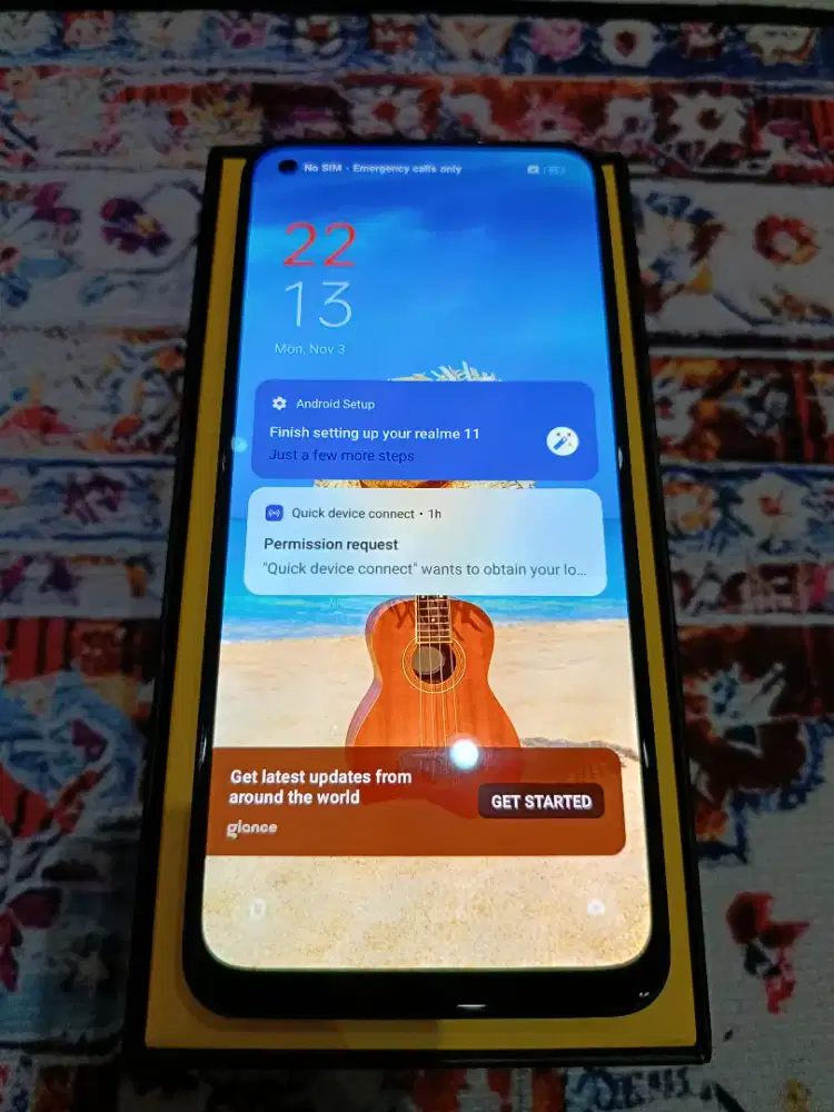 Realme 11 sudah support NFC RAM 8/256 warna black