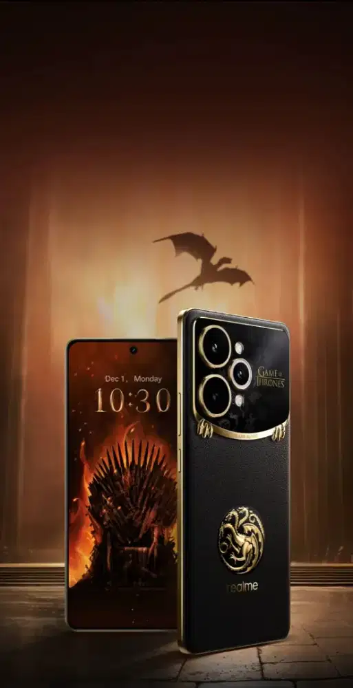 realme 15 pro 5G GAME OF THRONE LIMITED EDITION
