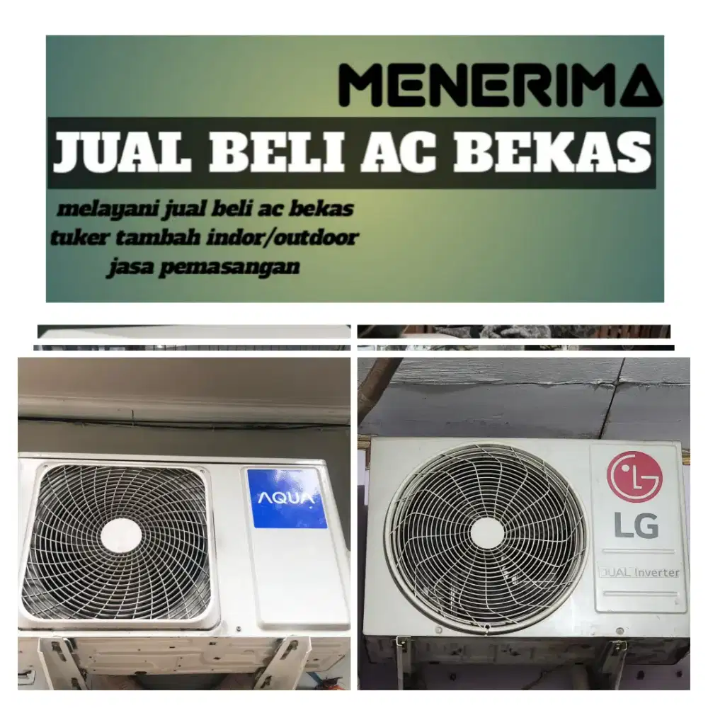 Terima ac bekas rusak