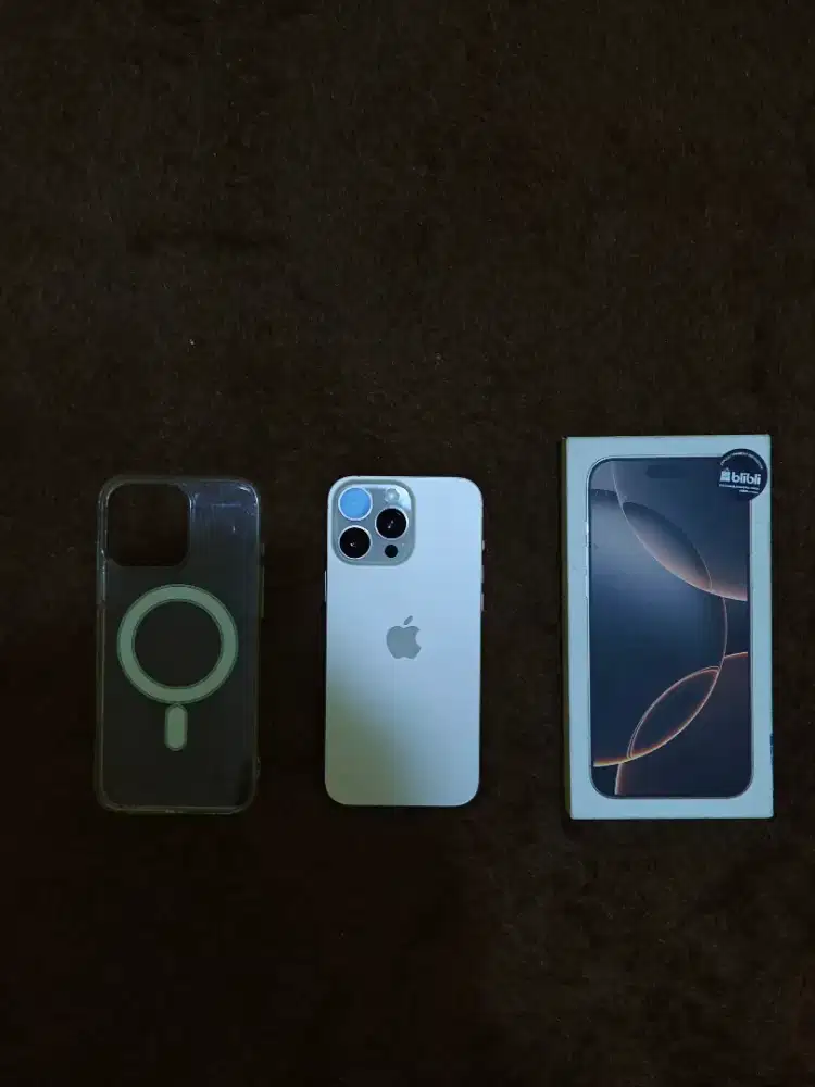 iPhone 16 Pro Max 256 Resmi Baru Sebulan No Minus Mulus Like New