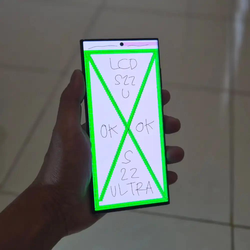 LCD SAMSUNG GALAXY S22 ULTRA ORIGINAL FULLSET FRAME MULUS NORMAL