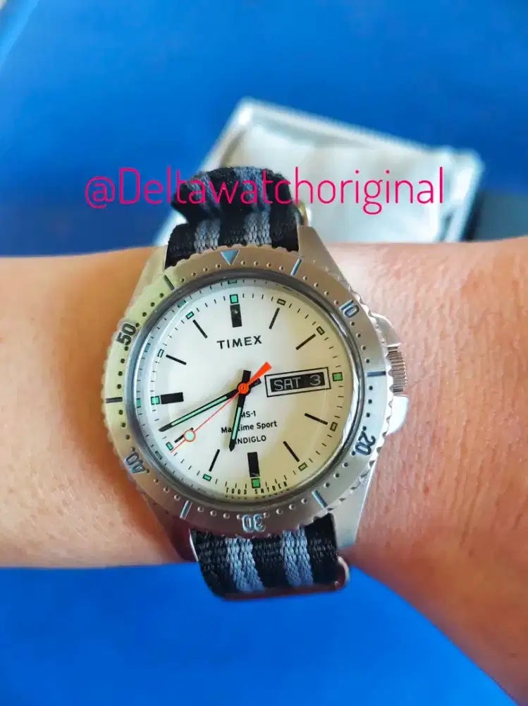 Timex TW2R83400 Todd Synder Ms-1 Maritime Sports Indiglo Fullset