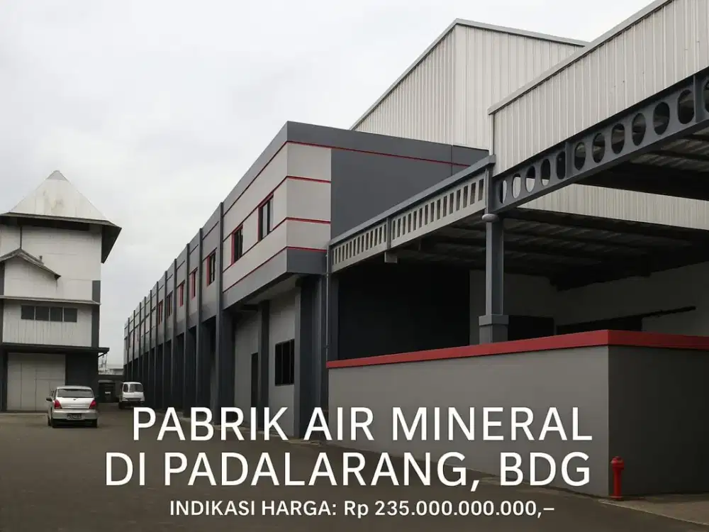 Pabrik Air Mineral Super Besar dan Luas di Padalarang Bandung Barat