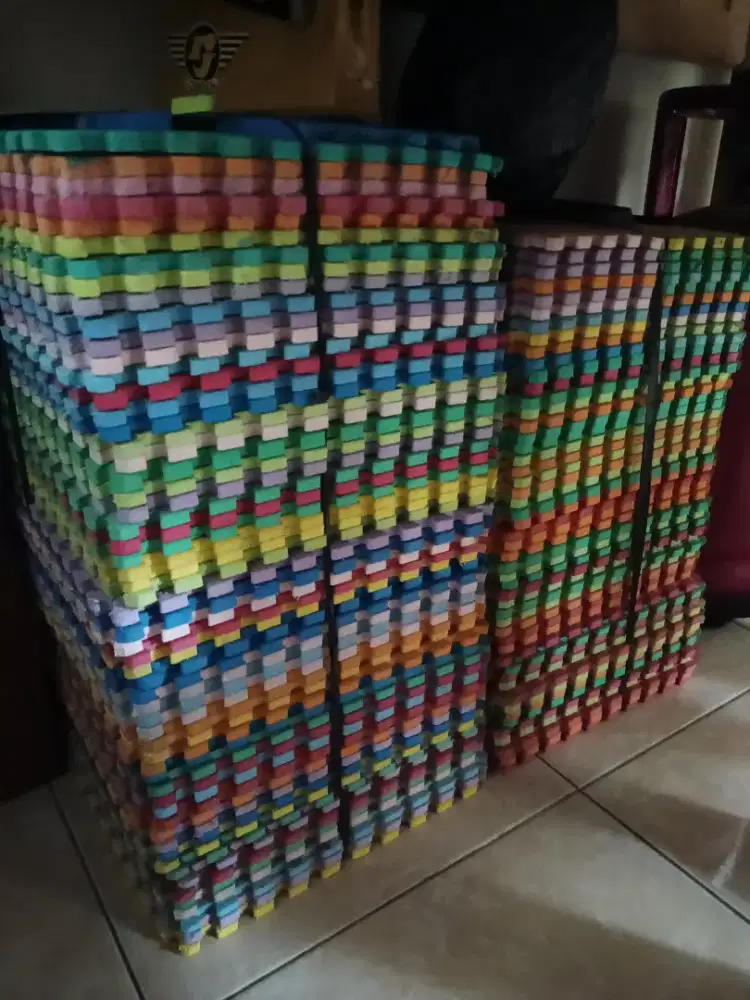 Dijual karpet karet 4 set angka buah buahan n huruf Hijaiyah