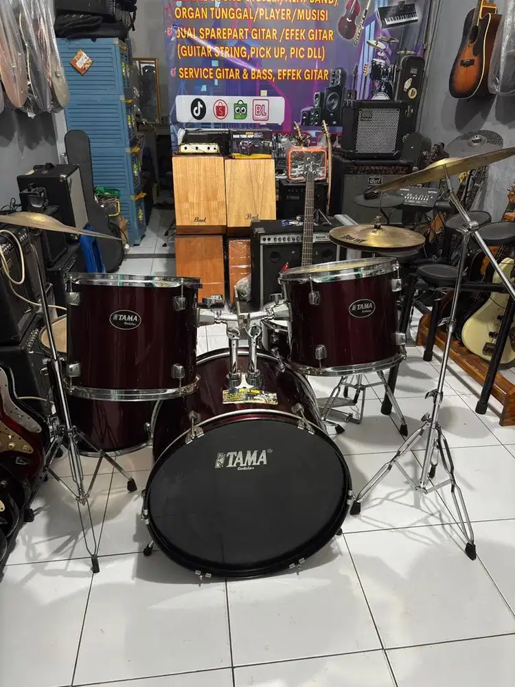 Drum sett TAMA Rockstar full cymbal