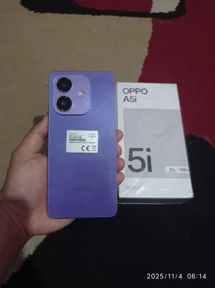 BISMILLAH OPPO A5i RAM 4/128 FULSET MULUS