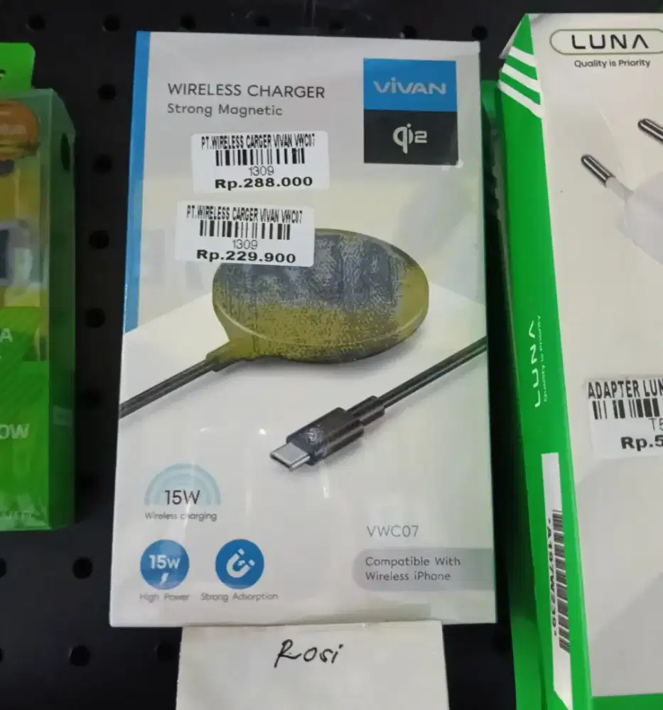 WIRELESS CHARGER VIVAN VWC07 ATLANTIS DAHSYAT