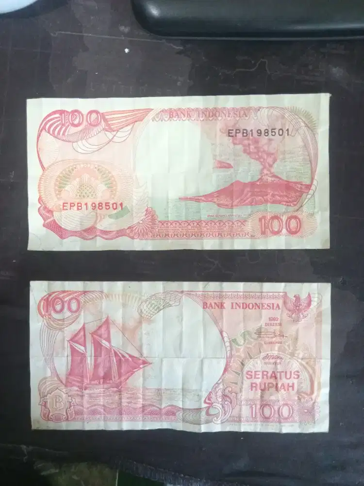 Uang  kertas 100 tahun 1992