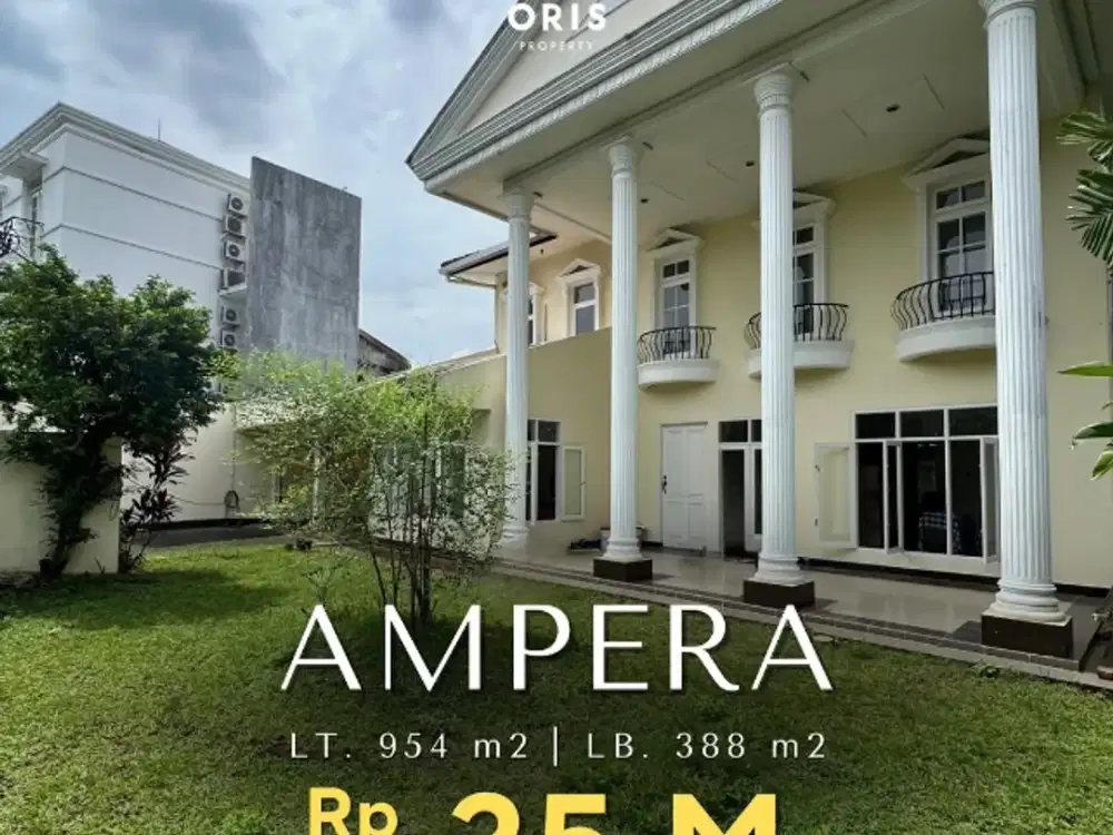 Rumah Lama Terawat Ada Swimming Pool di Ampera Jakarta Selatan