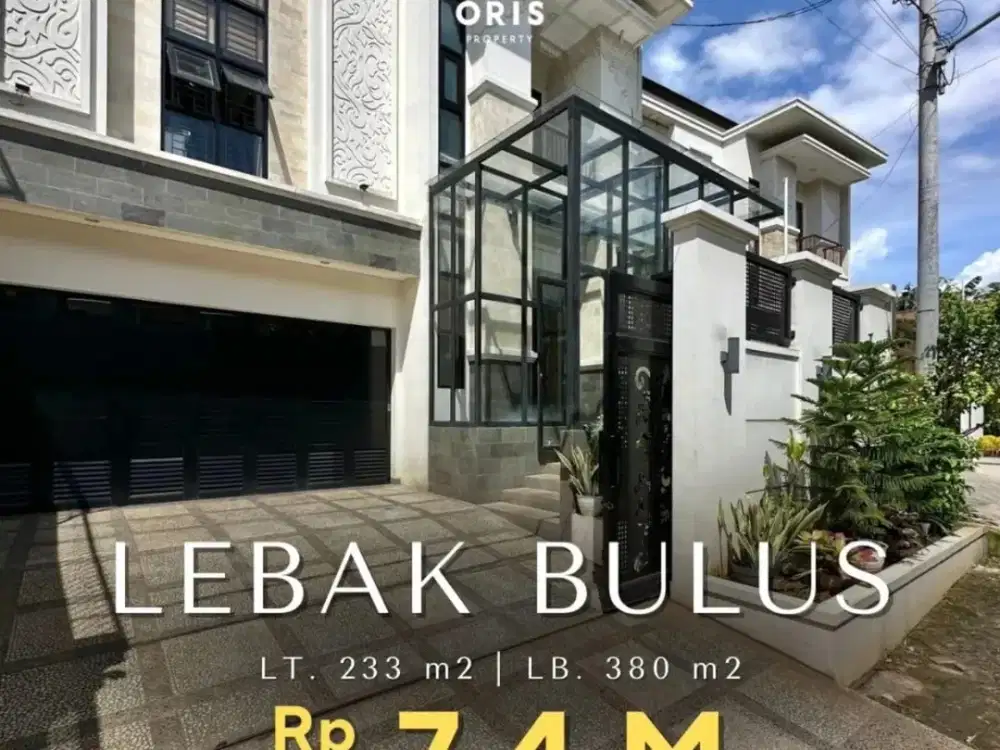 Rumah Cantik 2 Lantai Swimming Pool di Lebak Bulus Jakarta Selatan