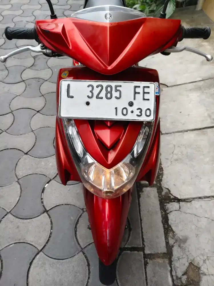 Mio Soul 2010 CW Merah Marun Full Original Plat Baru 2030 Istimewa!!!
