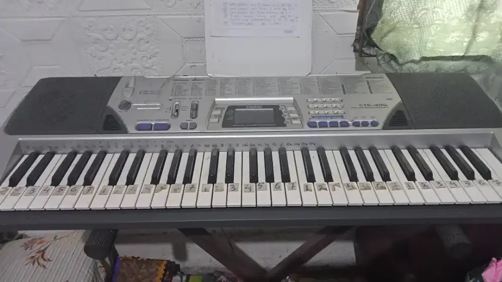 Keyboard merk Casio type CTK-496