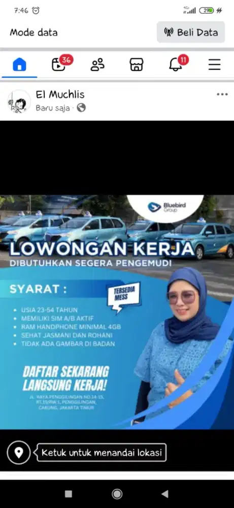 Lowongan kerja supir. Driver