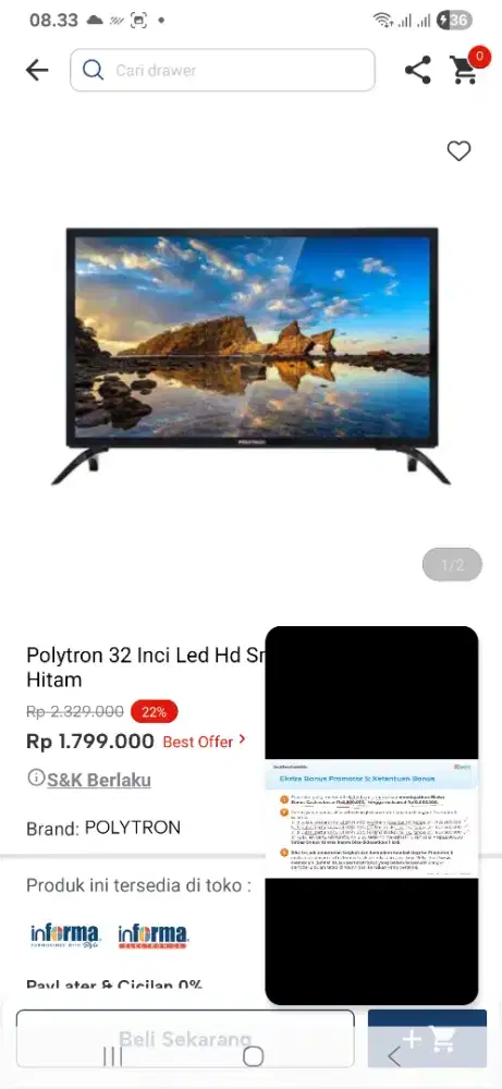 Politron 32 inci led hd smart tv