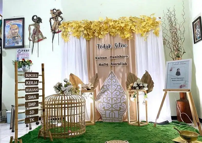 Jasa dekorasi lamaran ulangtahun, tedaksiten, aqiqah, murah