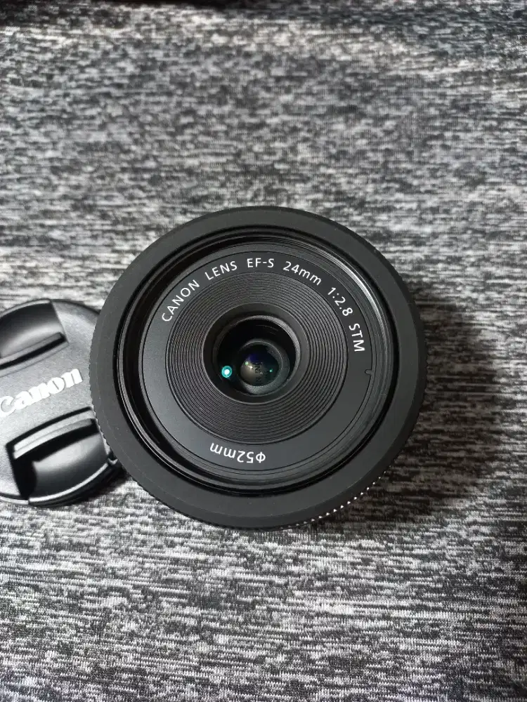 lensa lens canon pancake EFS 24mm f2.8 STM