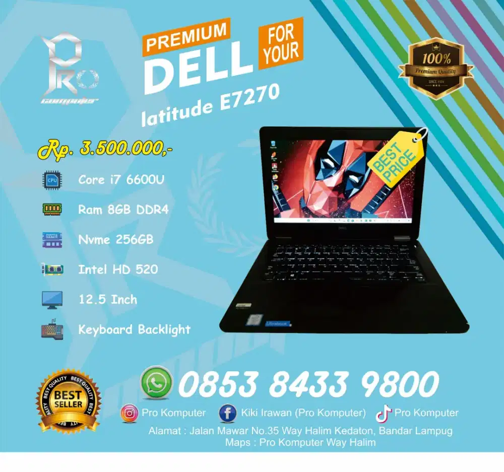 DELL Latitude E7270 Prokomputer