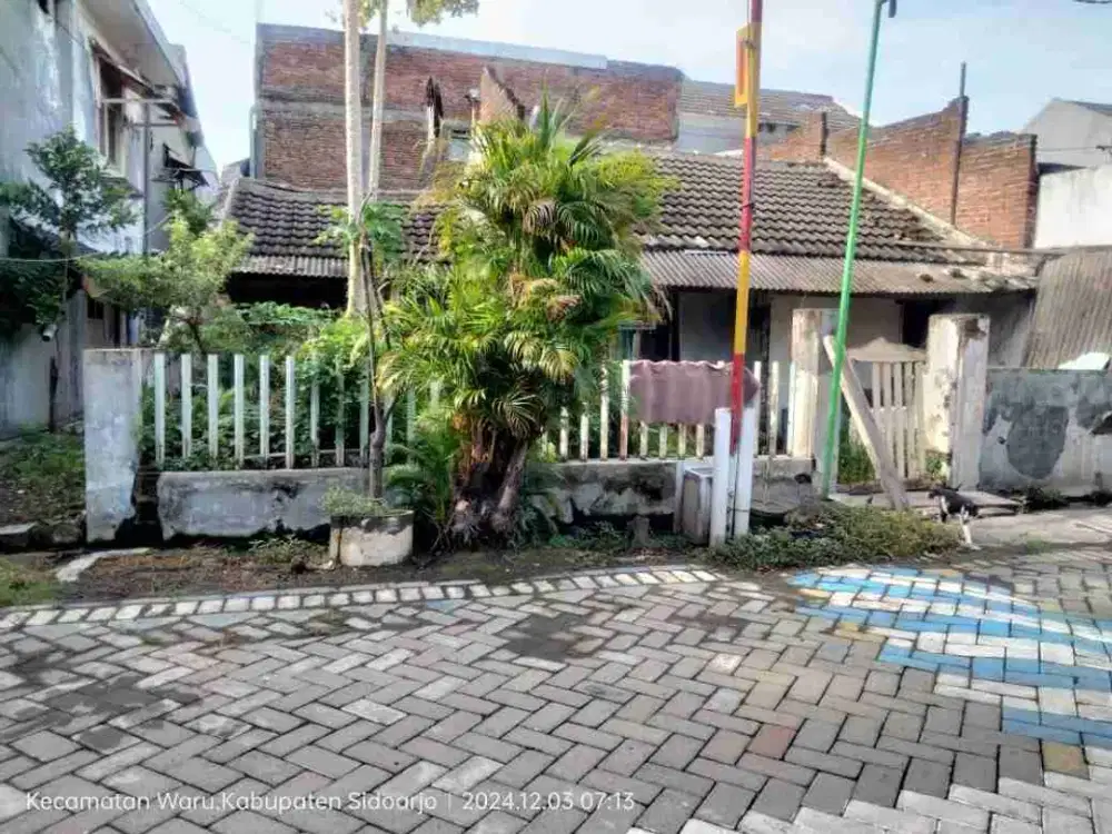Dijual cepat rumah hitung tanah wisma Tropodo