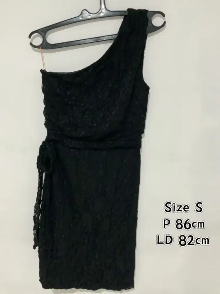 Mini dress one shoulder