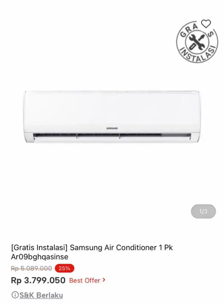 Ac samsung 1 pk