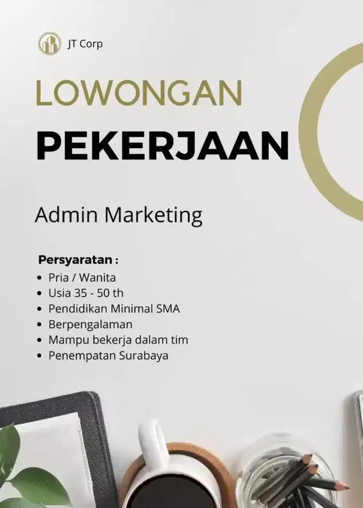 Lowongan Pekerjaan Admin
