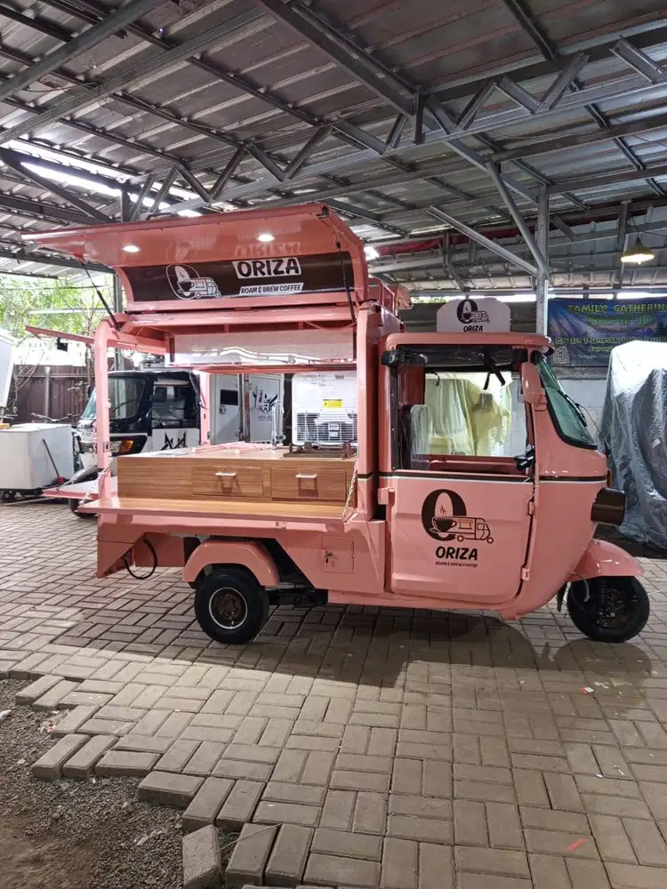 Bajaj tvs moko custom food truck gerobak usaha by Papip Id