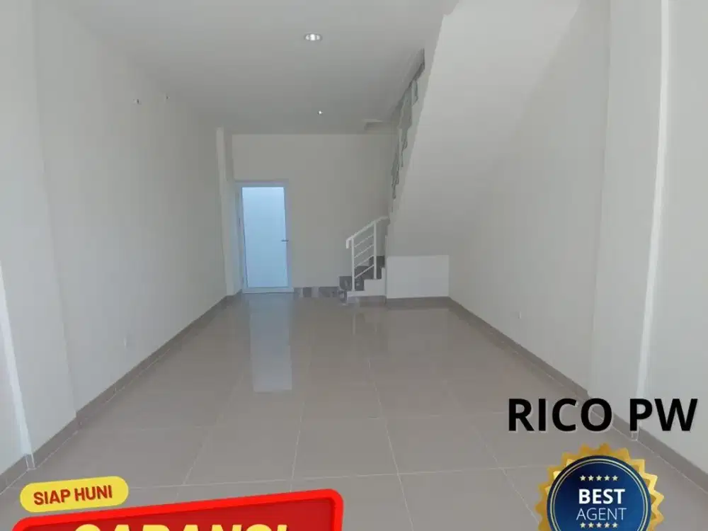 Ruko Gandeng 2 Cikarang Jababeka Strategis Rapi Parkir Luas Kantor Restoran Siap Pakai